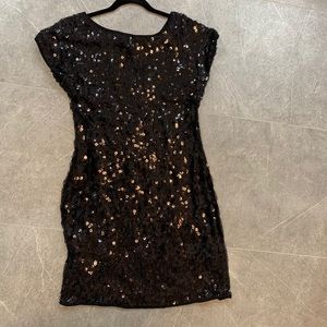 Black Sequin Charlotte Russe dress L